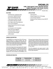 XRD98L23 datasheet pdf Exar