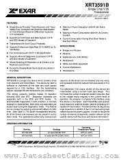 XRT3591B datasheet pdf Exar