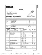 2N6518 datasheet pdf Fairchild Semiconductor