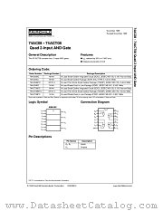 74AC08 datasheet pdf Fairchild Semiconductor