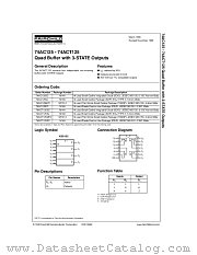 74AC125 datasheet pdf Fairchild Semiconductor
