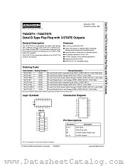 74AC574 datasheet pdf Fairchild Semiconductor