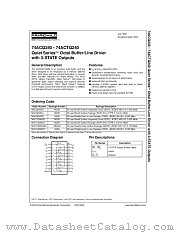 74ACQ240 datasheet pdf Fairchild Semiconductor