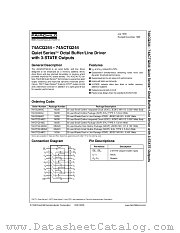 74ACQ244 datasheet pdf Fairchild Semiconductor