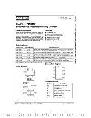 74ACT161 datasheet pdf Fairchild Semiconductor