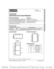 74ACTQ153 datasheet pdf Fairchild Semiconductor