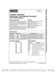 74ACTQ543 datasheet pdf Fairchild Semiconductor
