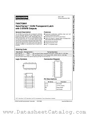 74ACTQ841 datasheet pdf Fairchild Semiconductor