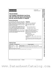 74ALVC162244 datasheet pdf Fairchild Semiconductor