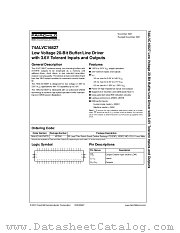 74ALVC16827 datasheet pdf Fairchild Semiconductor