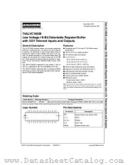 74ALVC16838 datasheet pdf Fairchild Semiconductor