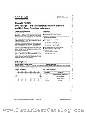 74ALVCH162373 datasheet pdf Fairchild Semiconductor