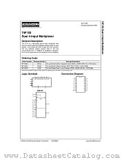 74F153 datasheet pdf Fairchild Semiconductor