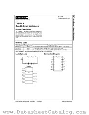 74F158A datasheet pdf Fairchild Semiconductor