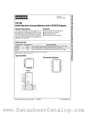 74F189 datasheet pdf Fairchild Semiconductor