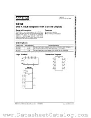 74F253 datasheet pdf Fairchild Semiconductor