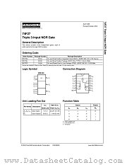 74F27 datasheet pdf Fairchild Semiconductor