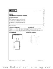 74F280 datasheet pdf Fairchild Semiconductor