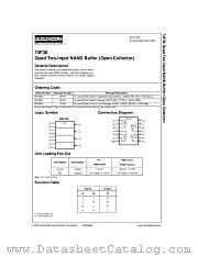 74F38 datasheet pdf Fairchild Semiconductor