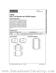74F539 datasheet pdf Fairchild Semiconductor