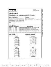 74F541 datasheet pdf Fairchild Semiconductor