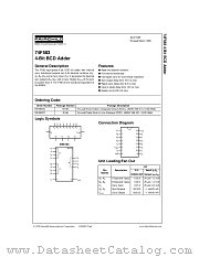 74F583 datasheet pdf Fairchild Semiconductor