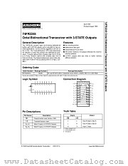 74FR2245 datasheet pdf Fairchild Semiconductor