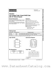 74LCX10 datasheet pdf Fairchild Semiconductor