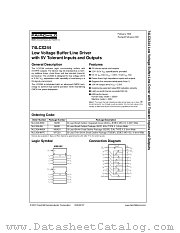74LCX244 datasheet pdf Fairchild Semiconductor