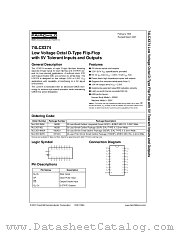 74LCX374 datasheet pdf Fairchild Semiconductor
