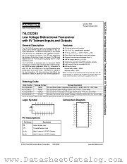74LCXZ245 datasheet pdf Fairchild Semiconductor
