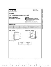 74LVQ02 datasheet pdf Fairchild Semiconductor