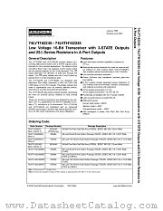 74LVT162245 datasheet pdf Fairchild Semiconductor