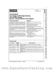 74LVTH162374 datasheet pdf Fairchild Semiconductor