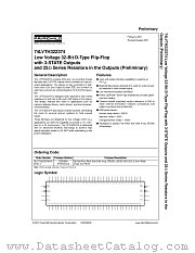 74LVTH322374 datasheet pdf Fairchild Semiconductor