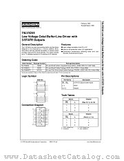 74LVX244 datasheet pdf Fairchild Semiconductor