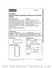 74LVX4245 datasheet pdf Fairchild Semiconductor