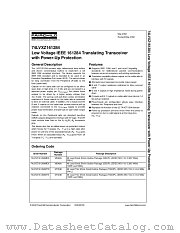 74LVXZ161284 datasheet pdf Fairchild Semiconductor