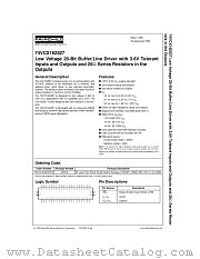 74VCX162827 datasheet pdf Fairchild Semiconductor