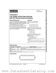 74VCX16374 datasheet pdf Fairchild Semiconductor