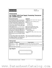 74VCX164245 datasheet pdf Fairchild Semiconductor