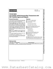 74VCX16500 datasheet pdf Fairchild Semiconductor