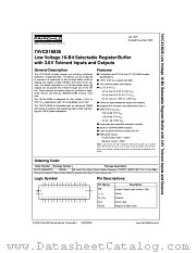 74VCX16838 datasheet pdf Fairchild Semiconductor