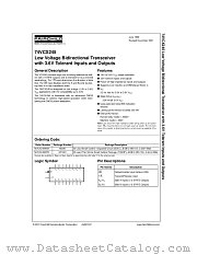 74VCX245 datasheet pdf Fairchild Semiconductor