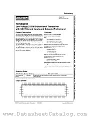 74VCX32245 datasheet pdf Fairchild Semiconductor