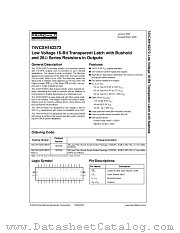 74VCXH162373 datasheet pdf Fairchild Semiconductor