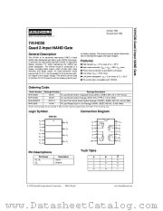 74VHC00 datasheet pdf Fairchild Semiconductor