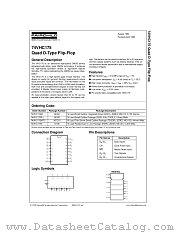 74VHC175 datasheet pdf Fairchild Semiconductor