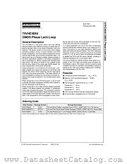 74VHC4046 datasheet pdf Fairchild Semiconductor