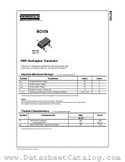 BCV26 datasheet pdf Fairchild Semiconductor